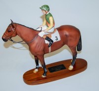 Lot 41 - A Beswick figure of Nijinsky, Lester Piggott...