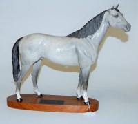 Lot 43 - A large Beswick hunter, model No. 1734, grey...