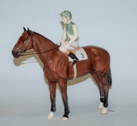 Lot 51 - A Beswick figure Nijinsky, Lester Piggott up,...