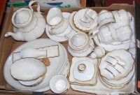 Lot 56 - A Paragan part tea service in the Orleans...