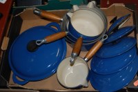 Lot 61 - A collection of Le Crueset ovenwares to...