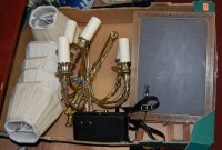 Lot 62 - A box of miscellaneous items to include; early...