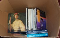 Lot 85 - A box of assorted antique reference and...