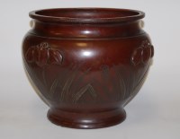 Lot 88 - An early 20th century bronzed jardiniere,...