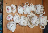 Lot 90 - A Royal Crown Derby part tea service in the...