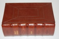 Lot 101 - A Holy Bible, Ayr & Strahan, 1821, thick 8vo,...