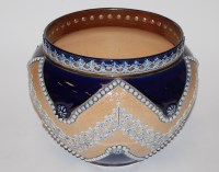 Lot 108 - A Royal Doulton Slaters Patent jardiniere, on...