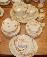 Lot 125 - A Burleigh ware Art Deco part dinner service,...