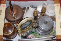 Lot 139 - A box of miscellaneous items to include;...