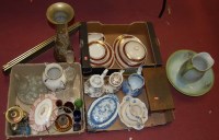 Lot 146 - Three boxes of miscellaneous china to include;...