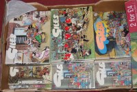 Lot 155 - A box of assorted Giles annuals