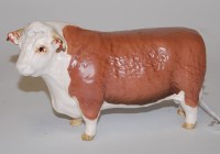 Lot 164 - A Beswick Hereford bull, Champion of Champions,...