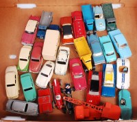 Lot 2095 - 28 assorted play worn and loose Dinky Toys,...