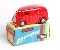 Lot 3243 - Triang Minic Royal Mail Van, red plastic body...