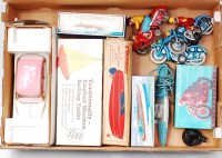 Lot 3203 - Mixed Tinplate Toy Group, to include Lemezaru...