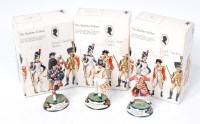Lot 1234 - Chas Stadden Studios white metal military...