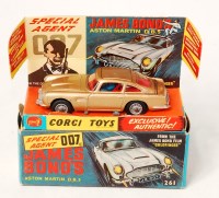 Lot 1663 - Corgi Toys, 261 James Bond's Aston martin DB5,...