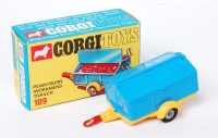 Lot 1665 - Corgi, 109 Pennyburn workmen's trailer, blue...