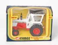 Lot 1630 - Corgi Toys, 55 David Brown 1412 Tractor, white...