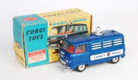 Lot 1699 - Corgi Toys, 464, Commer Police Van, dark blue...