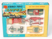 Lot 1635 - Corgi Toys, Gift Set 37, Lotus Racing Team,...