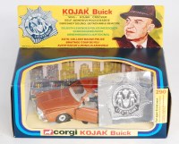 Lot 1715 - Corgi Toys, 290 Kojaks Buick, bronze body with...