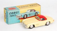 Lot 1725 - Corgi Toys, 304, Mercedes Benz 300-SL hard top,...