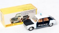 Lot 1923 - Spanish Dinky Toy, No.1450, Simca 1100 police...