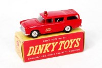 Lot 1930 - Dinky Toys 257, Canadian fire chief's car, red...