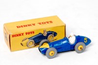 Lot 1939 - Dinky Toys, 234, Ferrari racing car, blue body...