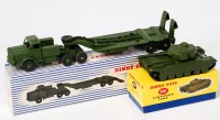 Lot 1947 - Dinky Toys, 660 Tank Transporter, in the...