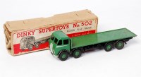 Lot 1950 - Dinky Toys, 502, Foden Flat Truck, 1st type...