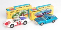 Lot 1692 - Corgi Toys, 330, Porsche Carrera 6, white body,...