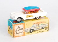 Lot 1701 - Corgi Toys, 430 Ford Bermuda taxi, white body...