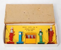 Lot 1979 - Dinky Toys, No.49 petrol pumps set, comprising...