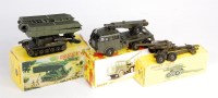 Lot 2013 - French Dinky Toys Reproduction Boxed Military...