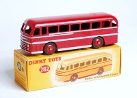 Lot 2056 - Dinky Toys, 282 Duple Roadmaster coach, red...