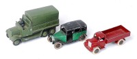 Lot 2072 - Dinky Toys Pre War diecast group, 3 examples...
