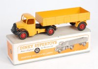 Lot 2084 - Dinky Toys, 521 Bedford articulated lorry,...