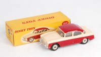 Lot 2087 - Dinky Toys, 165 Humber Hawk, maroon lower body...