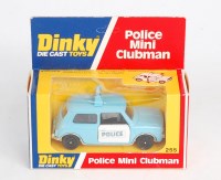 Lot 2091 - Dinky Toys, 255, Police Mini Clubman, light...