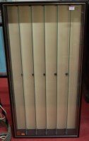 Lot 1182 - A contemporary black painted single door...
