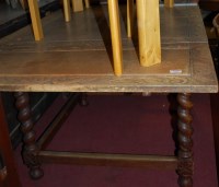 Lot 1300 - An early 20th century low relief carved oak...