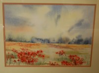 Lot 1059 - Assorted pictures and prints to include; Poppy...