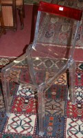 Lot 1357 - A set of four contemporary Italian clear...