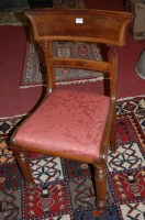 Lot 1358 - A pair of George IV mahogany barback dining...
