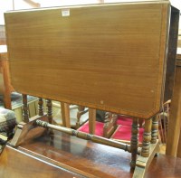Lot 1413 - A late Victorian mahogany and satinwood...
