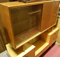 Lot 1418 - A 1970s teak freestanding bookcase, having...