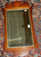 Lot 1429 - A circa 1900 Chippendale style mahogany fret...