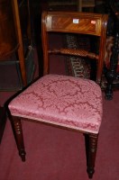 Lot 1360 - A set of three Regency mahogany and brass...